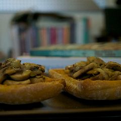 A picture of Mushroom Bruschetta.