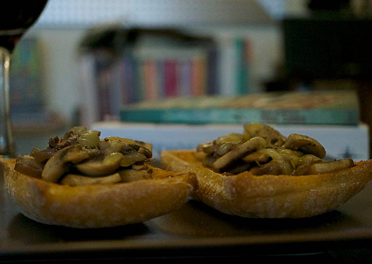 Step-by-Step Guide to Prepare Super Quick Homemade Mushroom Bruschetta