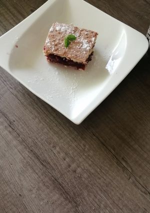 Gyors meggyes pite recept fotója