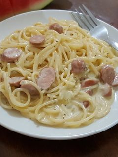 Foto resep 12. Spaghetti carbonara #PekanINSPIRASI #BikinRamadanBerkesan