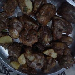 A picture of Kuttu ke aate ki pakodi.