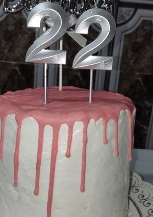 صورة لوصفة كعكة عيد ميلادي