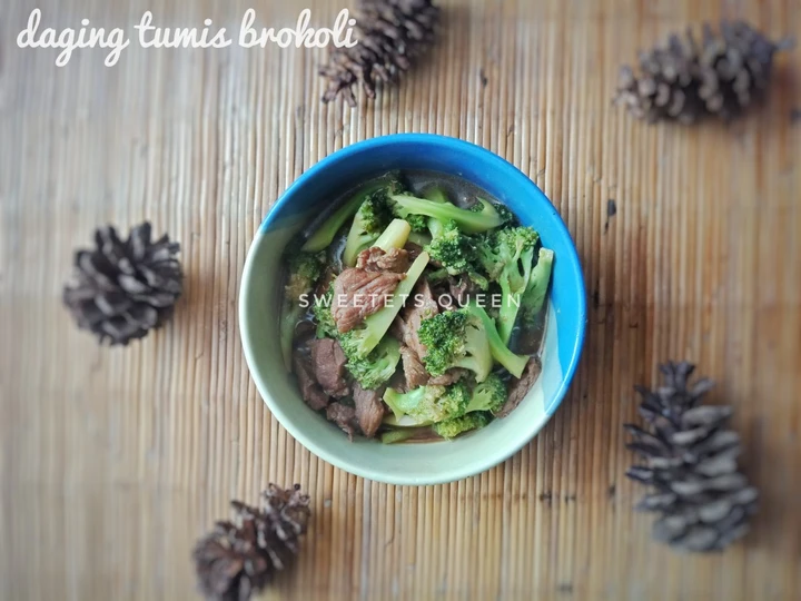 Cara Mudah Membikin Resep Daging sapi tumis brokoli..super simple yang Bikin Ngiler Anti Ribet, Bisa Manjain Lidah