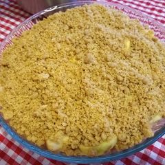 A picture of Helen's Apple Crumble.