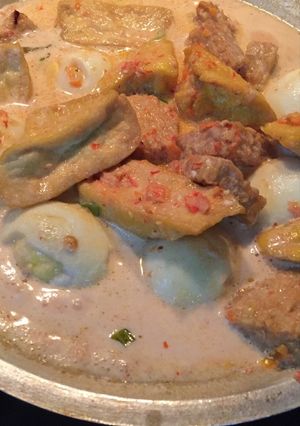 Foto resep 3T (Tahu Tempe Telur) Santan Pedas