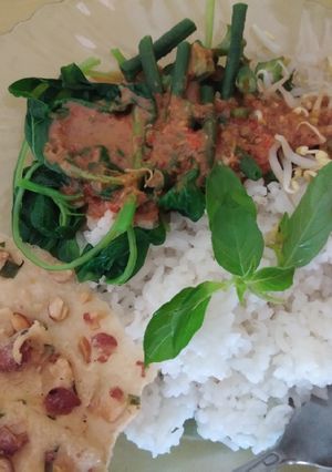Foto resep Nasi pecel simpel
