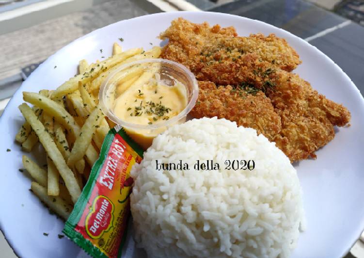 Dori Saus keju ala resto