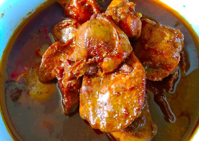 Semur Hati Ampela Ayam