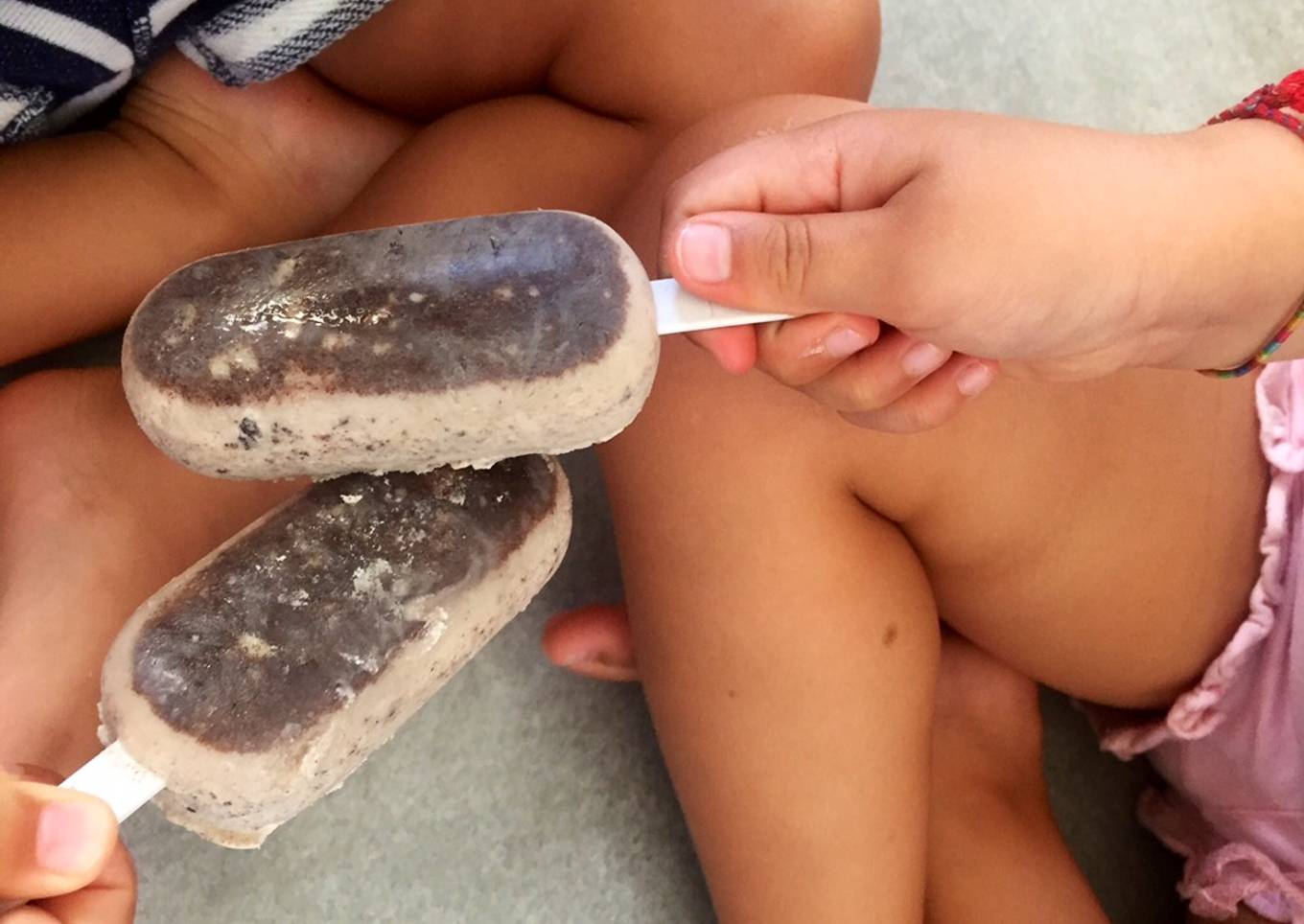 Helado de oreo en molde Lékué