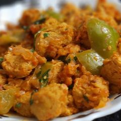 A picture of Soya bean masala.