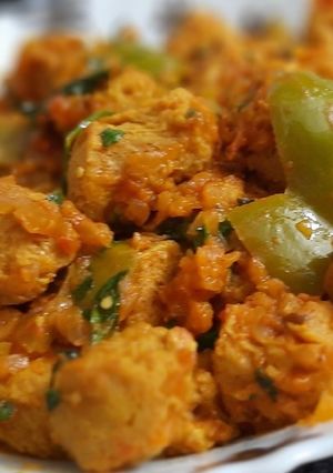 A picture of Soya bean masala.