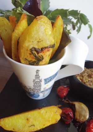 Une photo de Potatoes aux herbes aromatiques