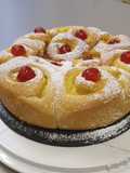 Pandolce di rose alla crema