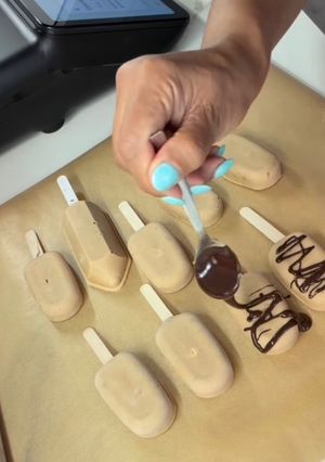 Una foto de Helado alto en proteínas sin azúcar