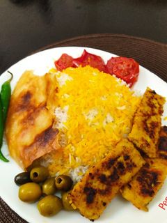 عکسی از دستور کباب تابه‌ای مرغ