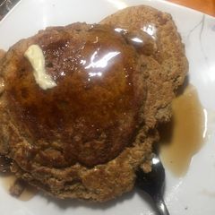 A picture of Whole wheat pancakes.
