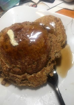 A picture of Whole wheat pancakes.