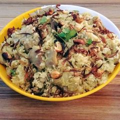 A picture of Mutton yakhni pulao.