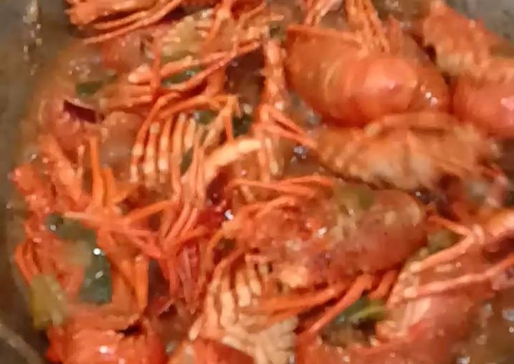 Cara Gampang memasak Lobster saus tiram Anti Gagal