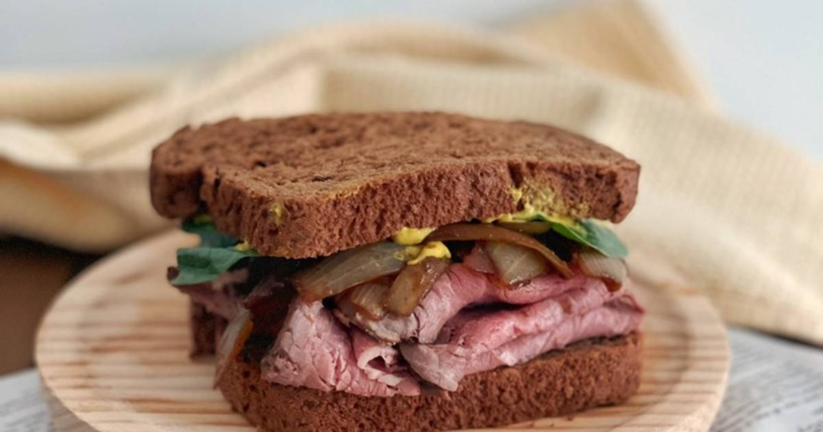 Sándwich de roast beef Receta de poramoralhambre Cookpad