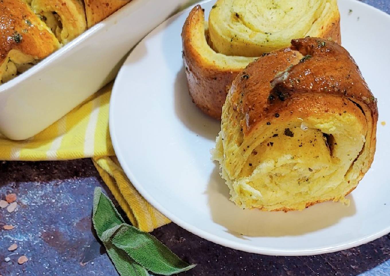 Sage & Parmesan Butter Brioche