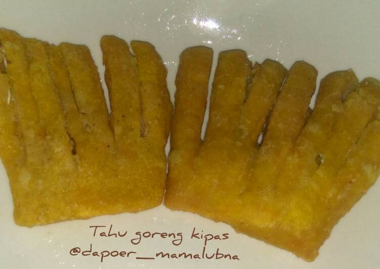 Cara Memasak Cepat Tahu goreng kipas Ala Warteg