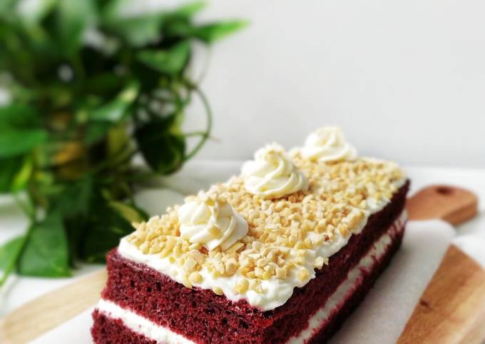 Rahasia Bikin Red velvet cake Anti Gagal