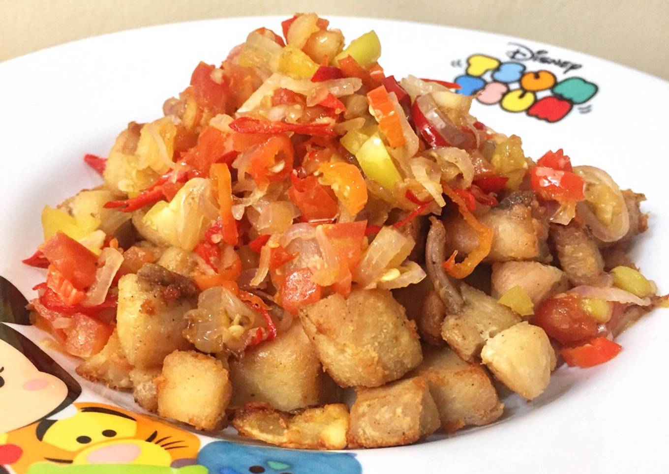 Ayam sambal matah (tanpa tepung)
