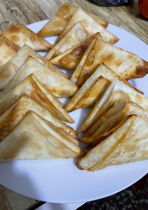 صورة لوصفة سمبوسه بالجبن