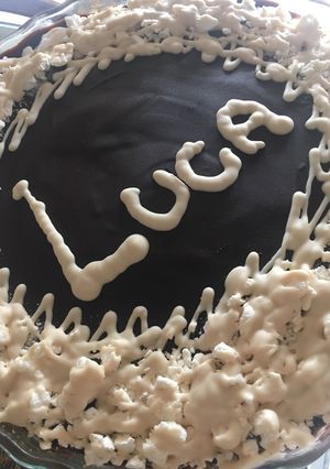 Una foto de TARTA TOFI (puro chocolate)🍫💥💣🥰 💯MI RECETA 100💯(Merecía este homenaje)😉👏🍫#100 recetas👏🙏🏼