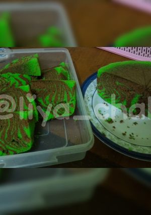 Foto resep Bolu zebra (kukus) lembut empuk