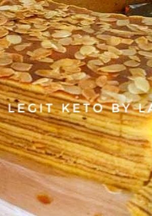 Foto resep Lapis Legit Keto (lapis almond)