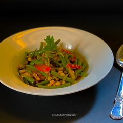 A picture of French Beans Sabzi.