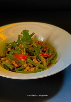 A picture of French Beans Sabzi.