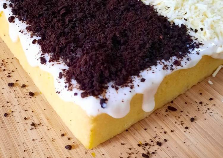 Resep Bolu Susu Oreo Anti Gagal