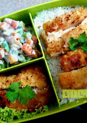 Foto resep Chicken Cordon Bleu (bekal sekolah/bekal kantor) 🍗🧀