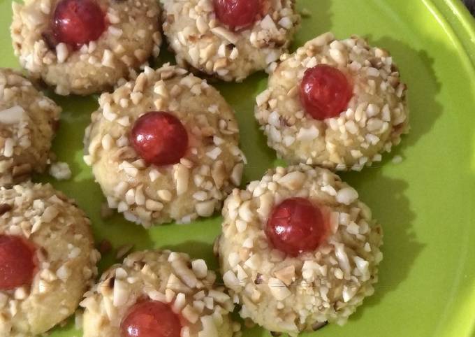 Gâteau aux cacahuètes et cerise (mchewek)🍒🍒