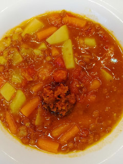Una foto de Lentejas con chorizo
