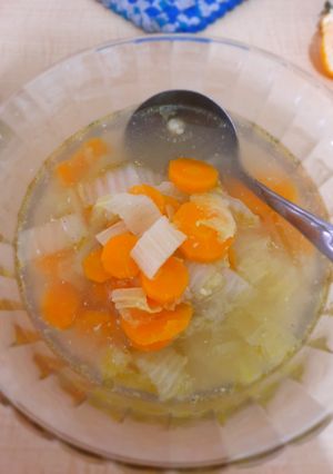Foto resep Sup simple breakfast
