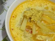 Gambar lontong sayur labu siam santan