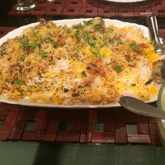 A picture of Motton biryani.