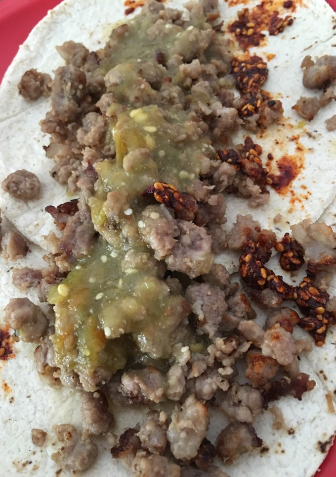 Una foto de Tacos de suadero