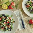 Ensalada de fresas con vinagreta de amapola