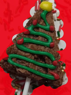 Una foto de Brownie vegano 🎄