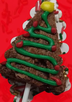 Una foto de Brownie vegano 🎄