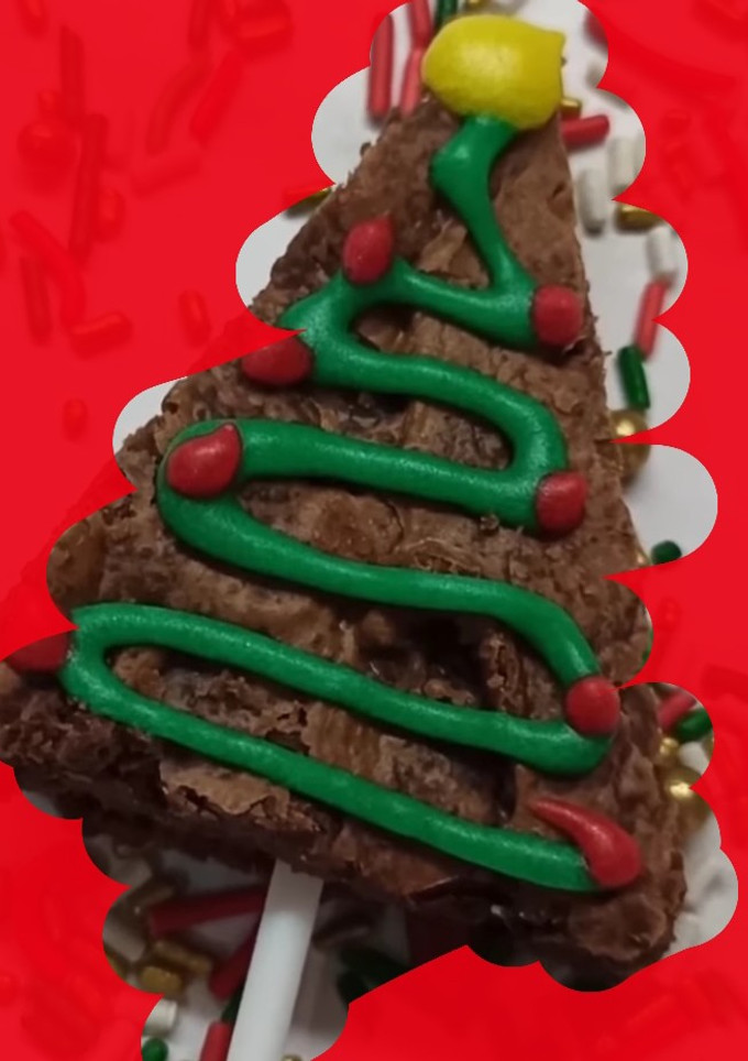 Una foto de Brownie vegano 🎄