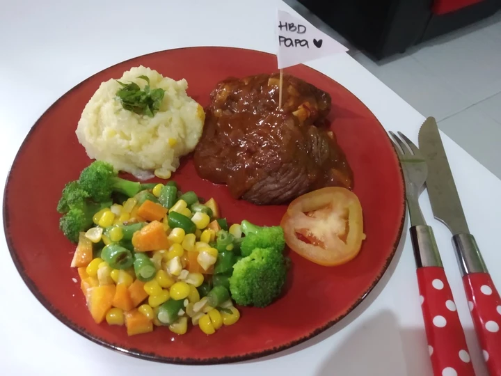 Langkah Mudah untuk Membikin Resep BBQ Beef Steak Special ❤️ yang Bikin Ngiler Anti Ribet, Lezat