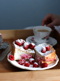 A picture of Raspberry Cream Cheese Stuffed French Toast.