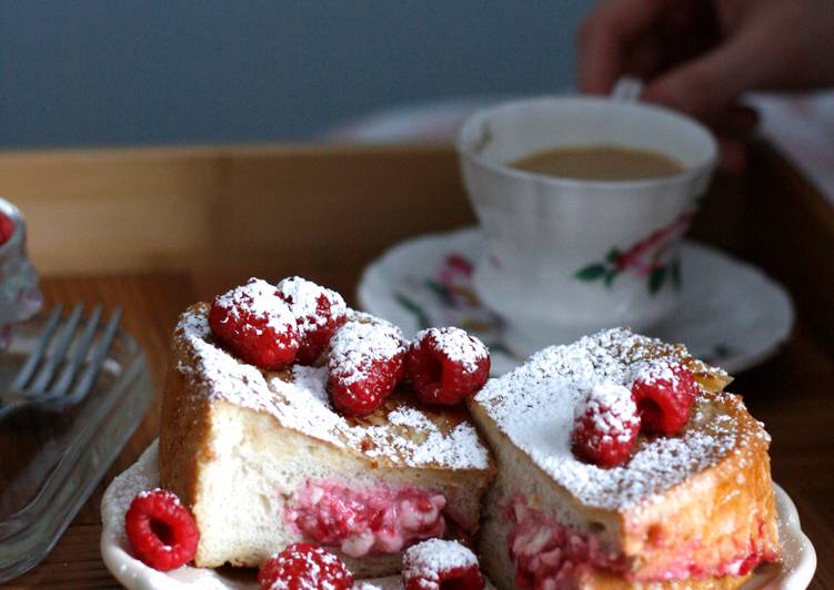 Recipe of Quick Raspberry Cream Cheese Stuffed French Toast