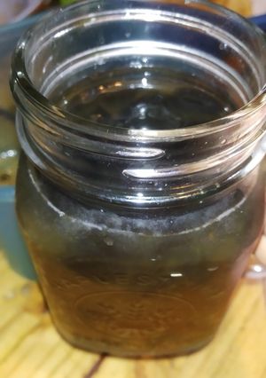 Foto resep Es nutrijel cincau jeruk